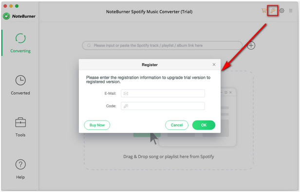 noteburner spotify music converter keygen